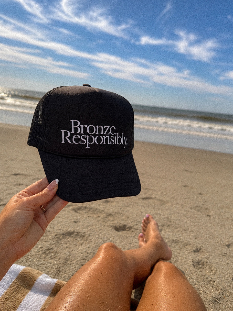 Bronze Responsibly Foam Trucker Hat