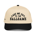 Take Me Out To The Ballgame black and natural trucker hat by Off Hours