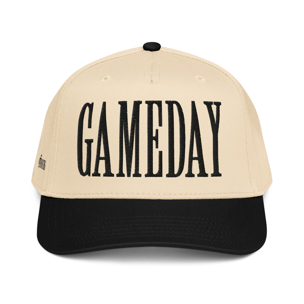 Gameday hat black and natural trucker hat by Off Hours