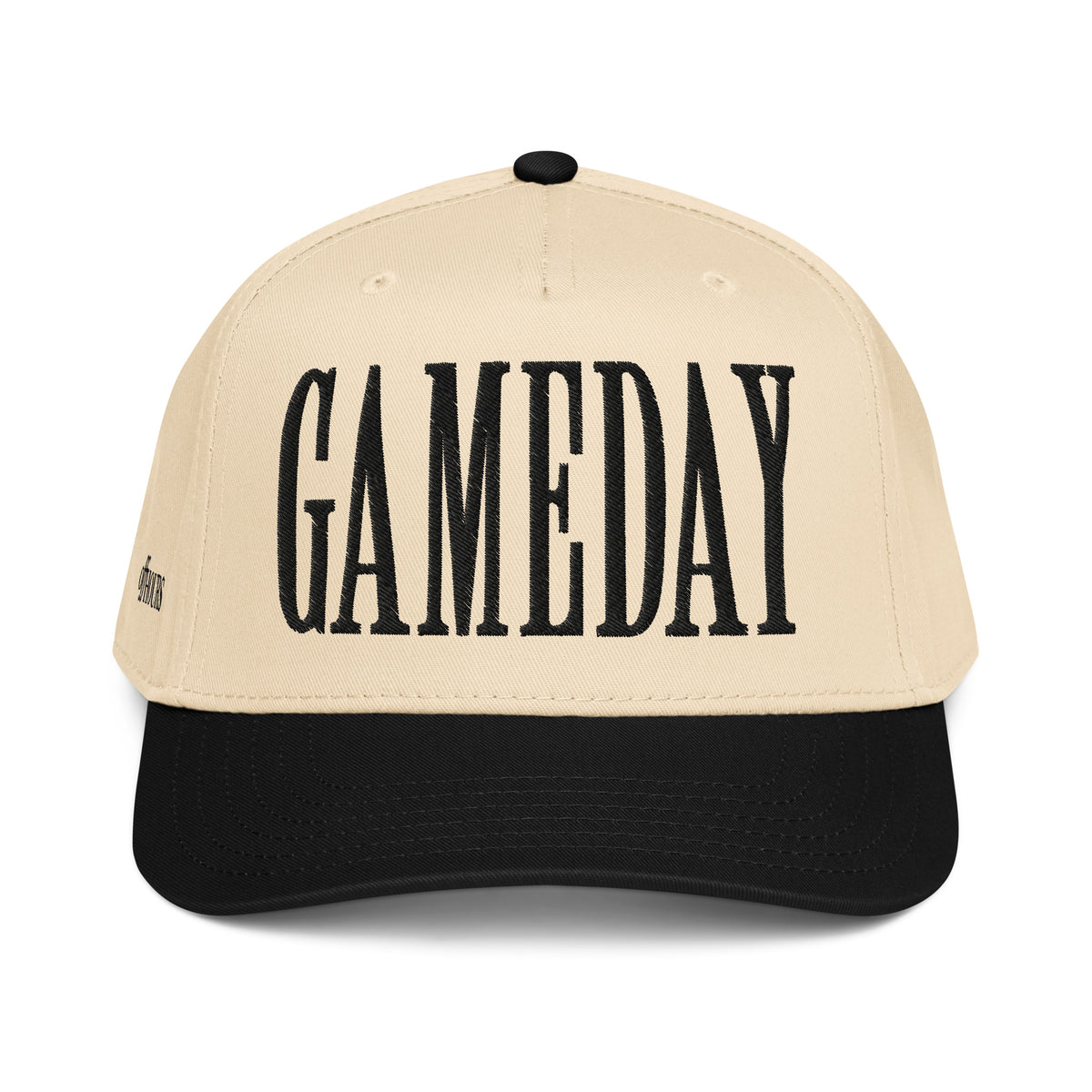 Gameday hat black and natural trucker hat by Off Hours