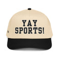 Yay Sports! black and natural trucker hat by Off Hours