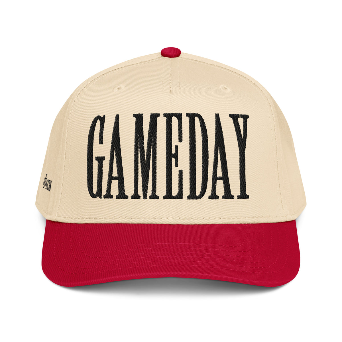 Gameday hat red and natural trucker hat by Off Hours