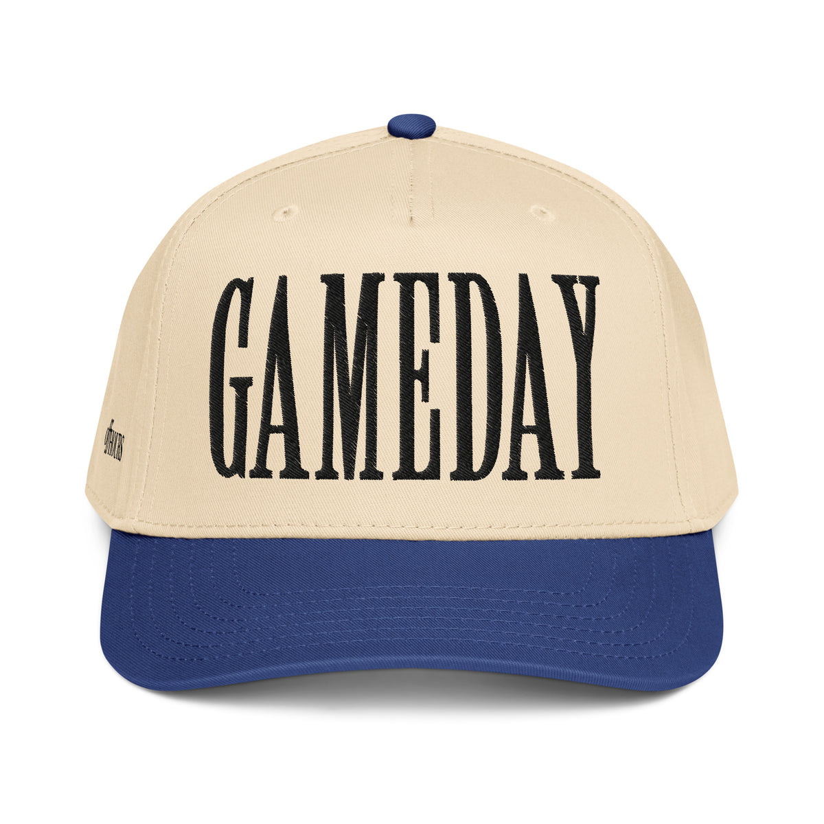 Gameday hat royal blue and natural trucker hat by Off Hours