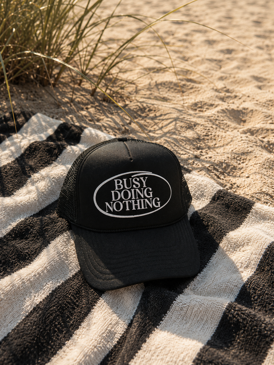 Busy Doing Nothing Foam Trucker Hat